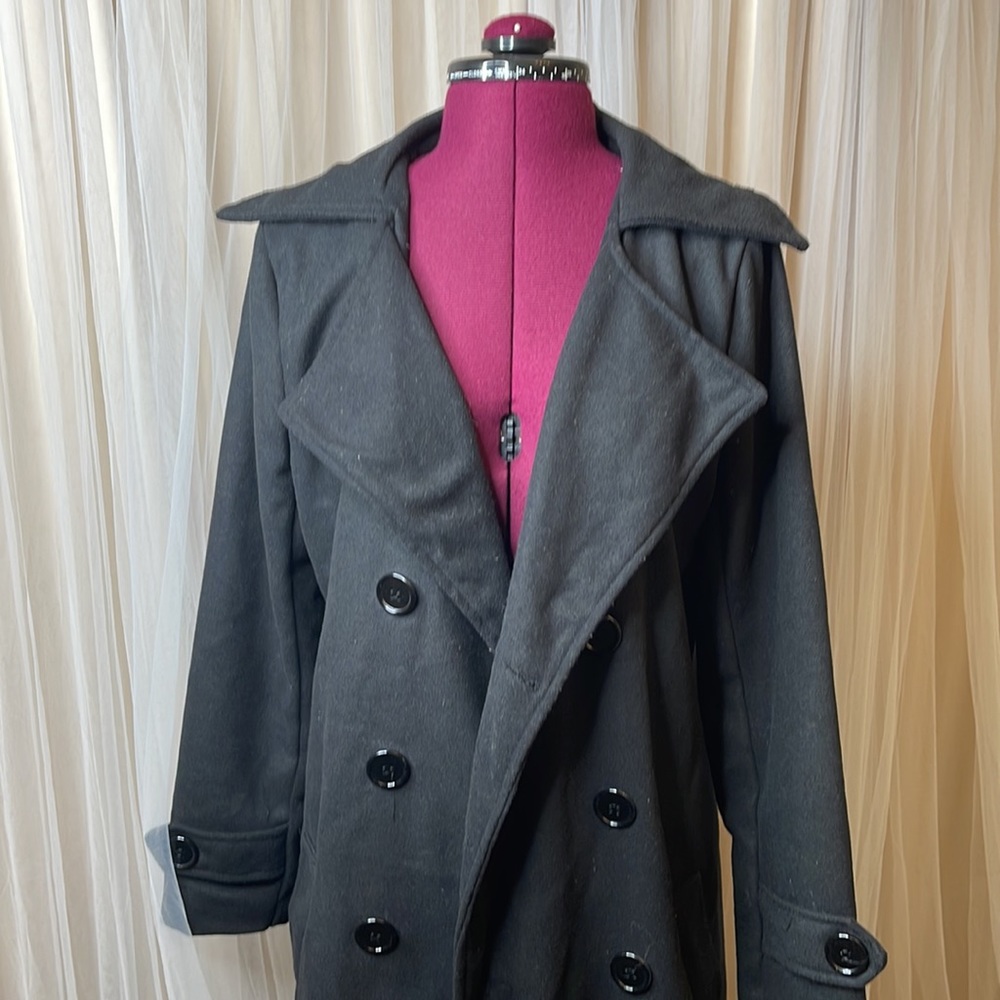 Black PeaCoat Size L